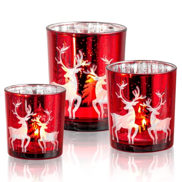 Best sales Christmas decoration candle holder, Realfortune special design for clients (1)