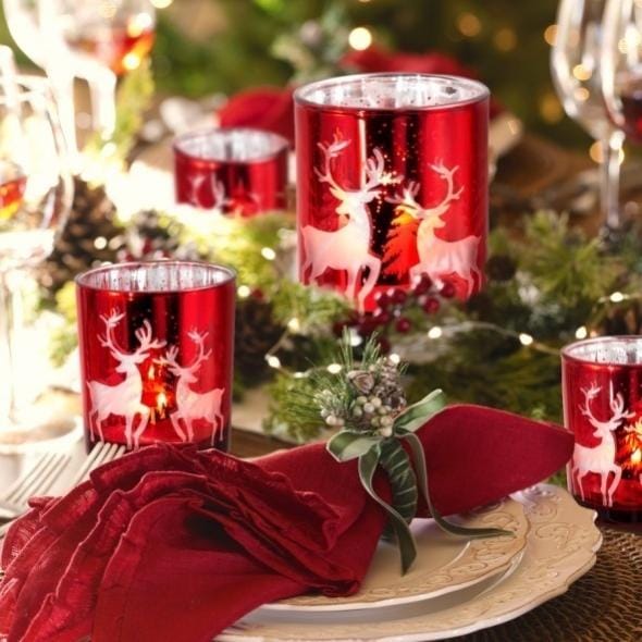Best sales Christmas decoration candle holder, Realfortune special design for clients (4)